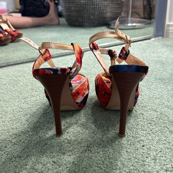 Apt 9 by Kohls Satin Colorful Stiletto Heels - Picture 6 of 9